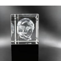 Plaque en cristal personnalisable Neelpure 176494 avec gravure laser pour cadeaux d'entreprise