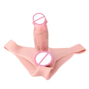 2026 Realistischer 6-Zoll-Silikon-Dildo mit hohlem Riemen für Männer Weiches Sexspielzeug mit Hosen für Frauen Lebensecht mit Premium-Funktionen - Product Image 2