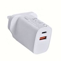 Chargeur rapide USB Type C PD 20W avec prise UK