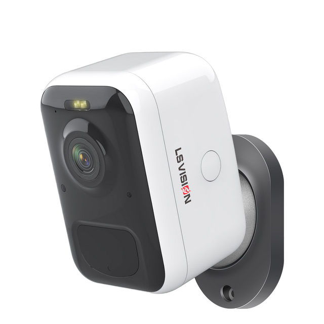 LS VISION Battery Wireless Home CCTV System Smart Cameras Powered Baby Indoor Surveillance With 4MP Wifi Battery Camera