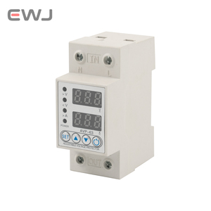 40A 63A Din Rail hiển thị kép có thể điều chỉnh thông minh trên dưới điện áp hiện tại điện áp bảo vệ thiết bị bảo vệ Rơle - Product Image 4