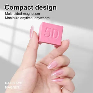 Varita Magnética para Decoración de Uñas, Color Blanco y Rosa, Imán Automático 5D, Adecuado para Esmalte de Uñas de Gel Efecto Ojo de Gato, Herramientas de Manicura - Product Image 4