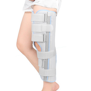 術後用三層式フルレッグブレース 膝固定装具 骨折脚用スプリント 関節炎固定保護 - Product Image 5