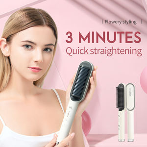 <span class=keywords><strong>Cepillo</strong></span> <span class=keywords><strong>Alisador</strong></span> de Pelo <span class=keywords><strong>TYMO</strong></span> Ring Peine <span class=keywords><strong>Alisador</strong></span> para un Cabello Liso Rápido y Veloz con Mango de Cerámica - Product Image 4