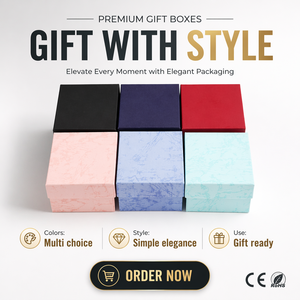 Premium Gift Boxes Rectangle Paper Eco-Friendly Multi Color Simple Elegance Gift Jewelry <b>Bracelet</b> Watch Set Box Packaging - Product Image 1