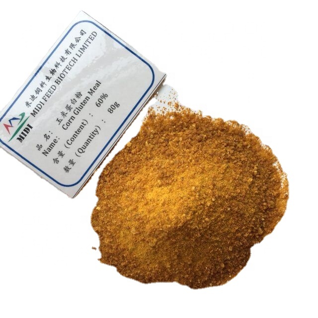 NON GMO 60% Corn Gluten Meal Dried Feed Grade Grain for Poultry & Livestock in Bags