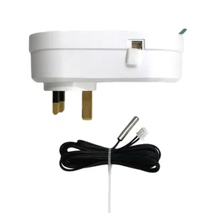 Tuya 16A <span class=keywords><strong>WiFi</strong></span> Touch Room <span class=keywords><strong>Termostato</strong></span> Plug-In Digital <span class=keywords><strong>Termostato</strong></span> <span class=keywords><strong>Enchufe</strong></span> de salida para calefacción por suelo radiante - Product Image 4