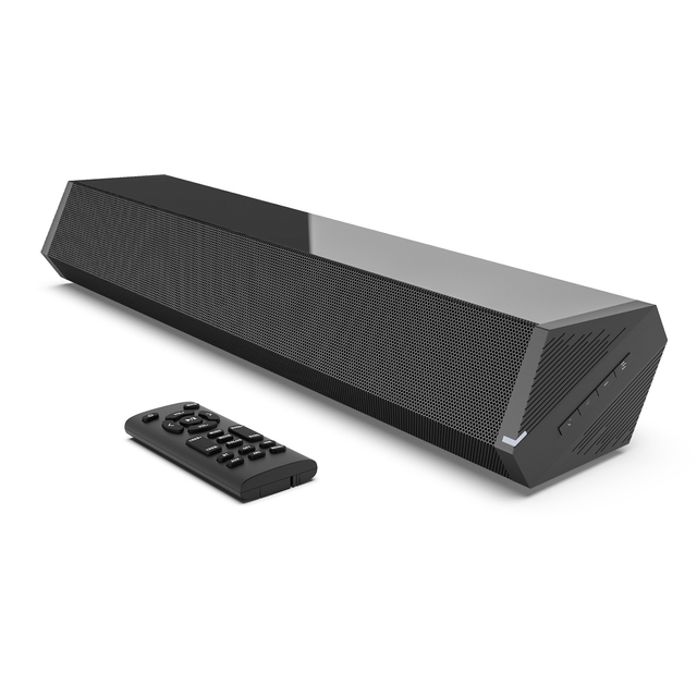 5.0 Channel 3-Speaker for Soundbar with 5" Woofer and Wireless Subwoofer for Wall Mountable Memory Card & USB Support