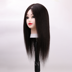 Perruques en cheveux véritables pour femmes de différentes tailles pour la coupe de cheveux et le tressage dans les salons et les écoles de <span class=keywords><strong>coiffure</strong></span> - Product Image 1