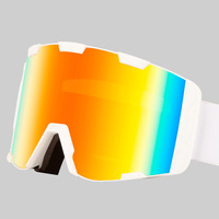 Lunettes de ski polarisées anti-buée à double couche, coupe-vent, unisexes, protection UV, équipement de sécurité pour sports de plein air