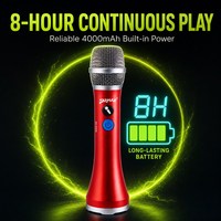 Système de karaoké KTV Spiker BT K12 avec microphone sans fil professionnel pour téléphone