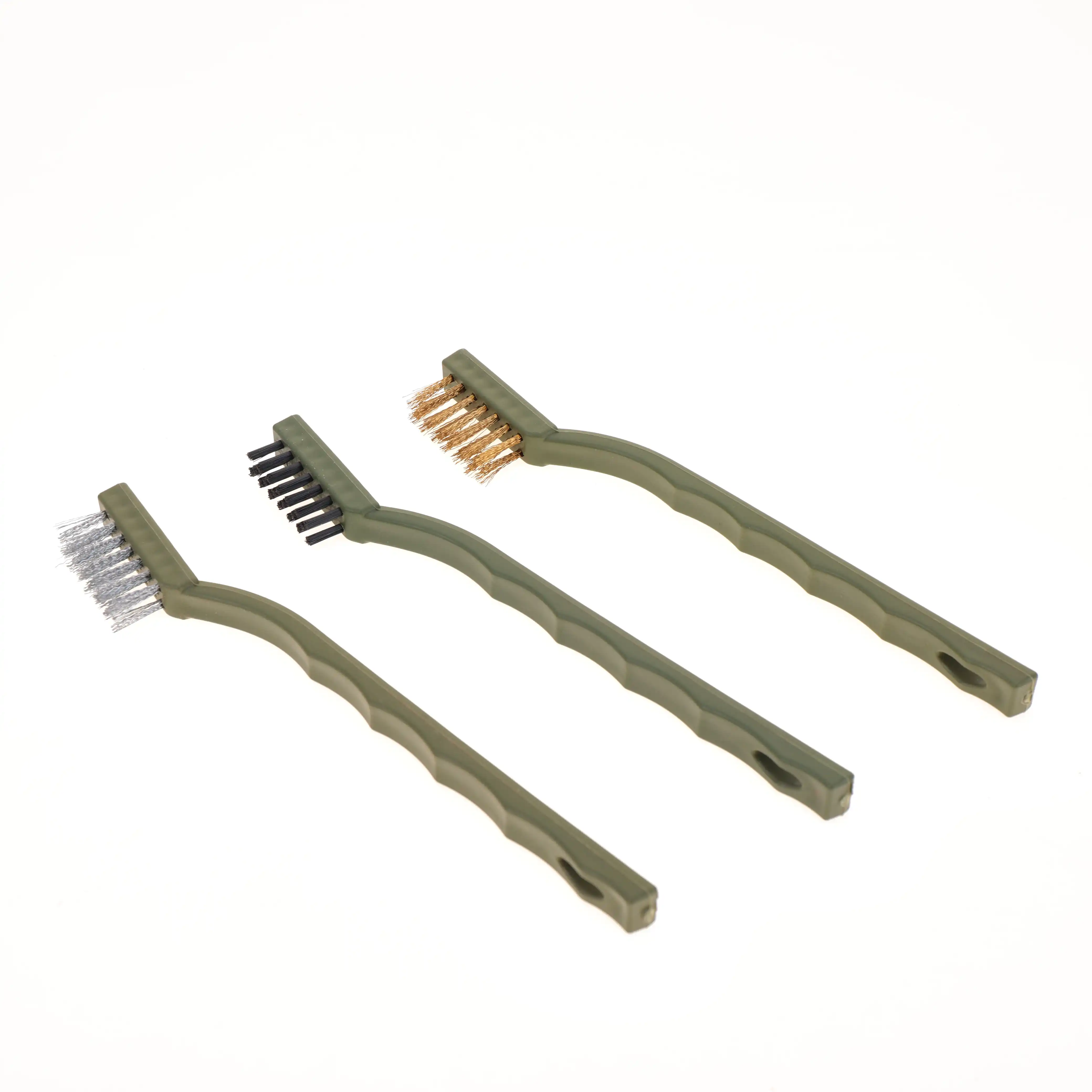 Metal Brush 3pc Steel Wire Brush Steel car cleaning brush