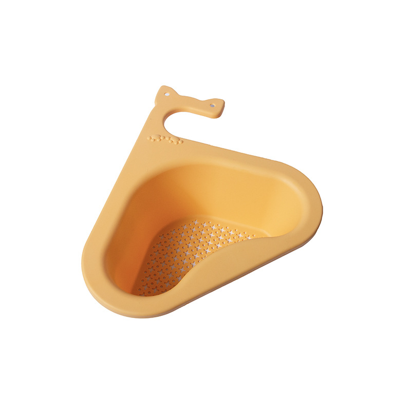 Yellow cat ear drain basket