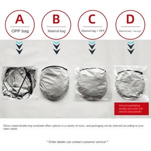 Parasole <span class=keywords><strong>auto</strong></span> parasole estivo parasole con isolamento termico argento nastro materiale protezione tenda solare - Product Image 5