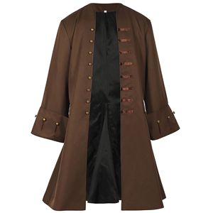 Ecowalson Pirates <span class=keywords><strong>des</strong></span> Caraïbes Renaissance Costume Médiéval Manteau de <span class=keywords><strong>Pirate</strong></span> Adulte Ensemble de Costumes de Scène - Product Image 5