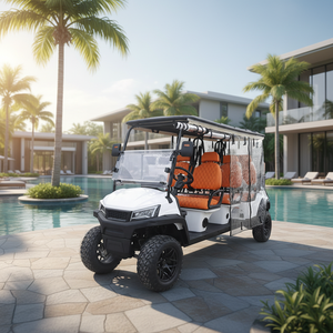 Voiture de club électrique BFF Kepler LithiumSightseeing Hunting Road 72V homologuée pour la route, <span class=keywords><strong>mini</strong></span> chariot utilitaire surélevé, voiturette de <span class=keywords><strong>golf</strong></span> 5-6 places 5KW - Product Image 1