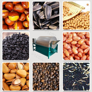 Petit tambour commercial en acier inoxydable poêle à frire colza sésame farine torréfacteur graines de tournesol torréfacteur - Product Image 5