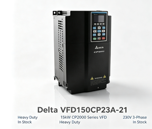 อินเวอร์เตอร์ 20 แรงม้า 15 กิโลวัตต์ 230 โวลต์ CP2000 VFD, ไดรฟ์ AC รุ่น VFD150CP23A-21 (VFD150CP23A-21) - Product Image 2
