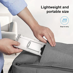 Support de protection d'écran Laudtec avec béquille pour iPhone 17 Pro Max, en verre trempé 9H ultra-clair, avec installation incluse - Product Image 5