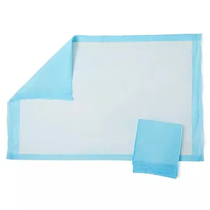Almohadillas desechables impermeables para adultos, colchón de cama para incontinencia, al por mayor, color azul, 80x180