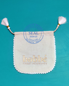 Petit sac fourre-tout en toile à rayures bohèmes imperméable pour femmes élégantes avec logo personnalisé et fermeture à glissière pour un usage quotidien - Product Image 1