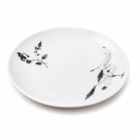 Service de table en mélamine motif paysage chinois avec peinture Village aquatique, ensemble assiettes et bols à motif paysager pour usage domestique CE