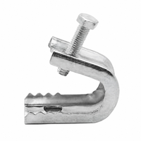 Abrazadera en C de Acero al Carbono Reforzado con Zinc, Mordaza Dentada, Perno Hexagonal, Tolerancia de Precisión de 0.002mm para Maquinaria OEM y Metal
