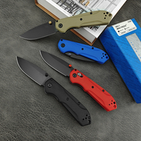 Couteau tactique de chasse en plein air BM 565, couteau pliant de poche, manche G10, camping, pique-nique, randonnée, chasse, outil EDC
