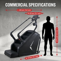 K-FIT Simulateur d'escalade vertical GS-5317A pour la maison, appareil de cardio-training à faible impact