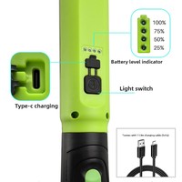 Lámpara Mecánica LED COB Recargable Portátil de 12V 5200mAh, Regulable, Magnética, Impermeable, para Reparación de Automóviles de Emergencia