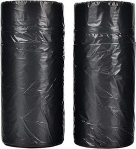 Heavy Duty Drawstring Trash Bags 100 Count Black Thickened Medium Size <b>Plastic</b> Garbage Bags Unscented for <b>Kitchen</b> Bathroom - Product Image 4