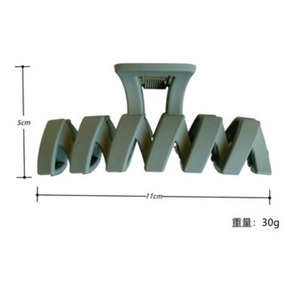 مبيع بالجملة شعر كوري غير لامع 11-موجة كبيرة من البلاستيك مشبك شعر للنساء شعر سميك - Product Image 6