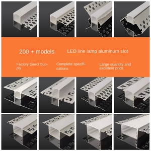 L'extrusion linéaire légère de LED achemine le radiateur flexible de silicone d'installation extérieure de bâti de profils en aluminium industriel - Product Image 5