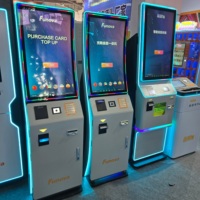 Distributeur automatique de jetons/cartes de membre FUNOVA pour centre de jeux, système de gestion d'arcade, vente directe fabricant