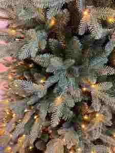 Sapin de Noël artificiel personnalisé de luxe en PE/PVC, écologique, de haute qualité, pour décoration intérieure/extérieure, avec LED - Product Image 4