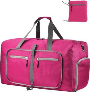 Free sample Large Capacity <b>Foldable</b> Portable Duffle Suite Case <b>Travel</b> Waterproof Cationic Oxford Fitness Luggage <b>Bag</b> - Product Image 2