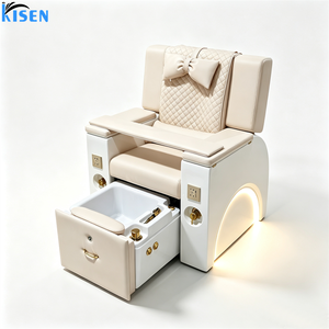Juego de Muebles de Belleza para Salón de Uñas KISEN, Mesa de Manicura, Silla de Manicura, Mesa de Pedicura, Silla de Spa con Masaje - Product Image 3