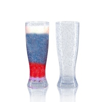 Gobelets à vin en plastique sans BPA de 16 oz, jetables, transparents comme du cristal, pour boissons froides, pour les fêtes