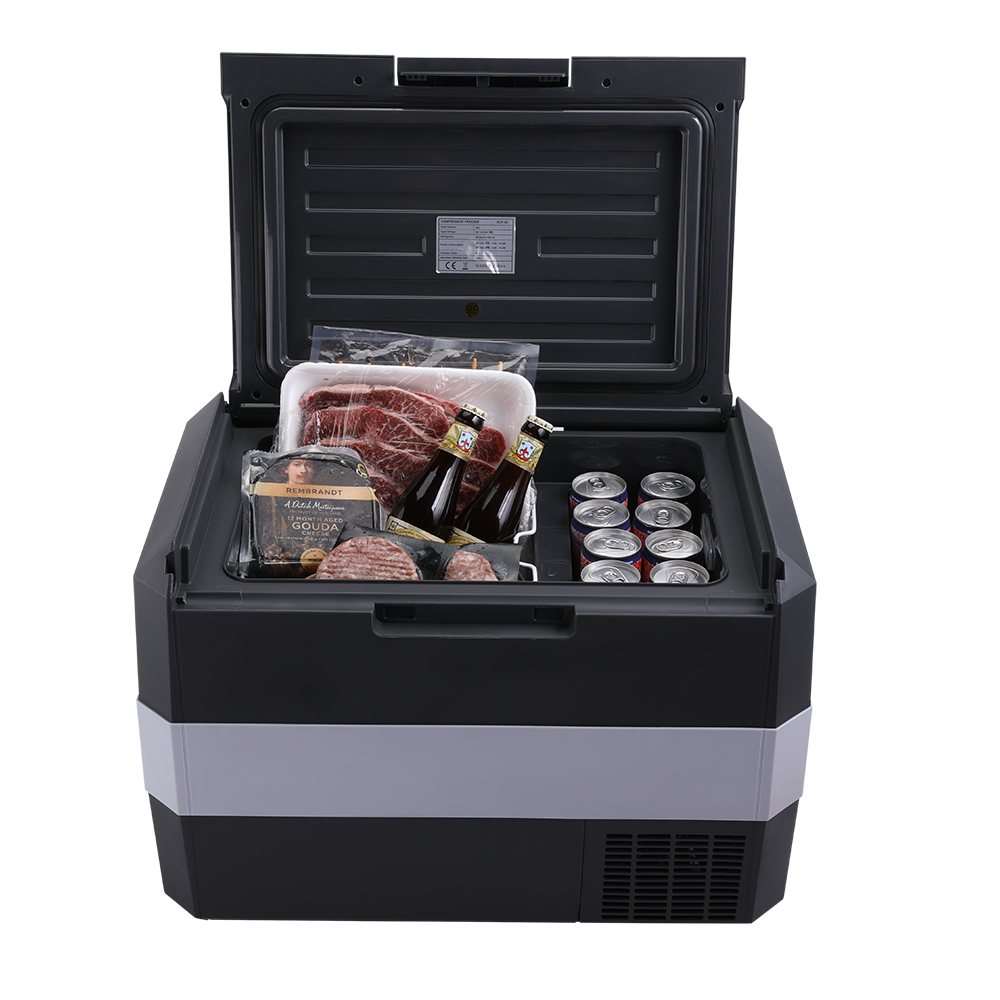 25L EVERCOOL, новый дизайн, большая емкость, автомобильная морозильная камера с двумя зонами с компрессором wancool или SECOP