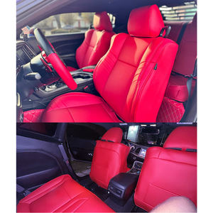 สำหรับ Dodge Challenger ปี 2008-2024 ชุดหุ้มเบาะรถยนต์แบบสั่งทำพิเศษ 5 ที่นั่ง ชุดเต็ม คุณภาพสูง หนังสปอร์ต - Product Image 2