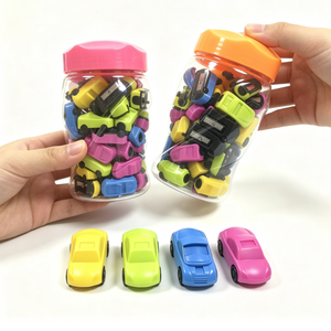 Wholesale <b>Plastic</b> Motor 1 Hole Stationery Color Pencil Sharpener for School Student Funny for Promotion - Product Image 6