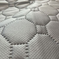Protège-matelas matelassé en maille ultra-sonique imperméable et antidérapant, taille King