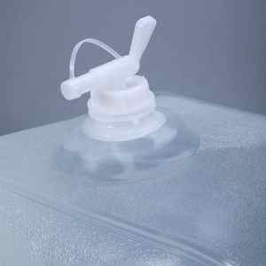 CUBITAINER Jerrycan pliable en plastique 10L/20L forme carrée bon joint sans fuite seau <span class=keywords><strong>avec</strong></span> trous <span class=keywords><strong>robinet</strong></span> sans poignée dans la boîte - Product Image 1