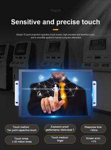 CTFLY 7 8 10,1 11,6 дюймов RK3288/RK3588/RK3568 плата + сенсорный экран все в одном ПК Встроенная открытая рамка Android промышленная панель ПК - Product Image 6