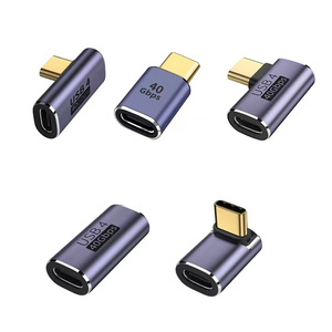 Adattatore ad angolo retto a forma di U 40G tipo CF a tipo C M 90 gradi adattatori nuovissimi - Product Image 2