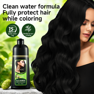 Shampoo Colorante <span class=keywords><strong>per</strong></span> <span class=keywords><strong>Capelli</strong></span> Noni Black, Produzione di Shampoo Tintura <span class=keywords><strong>per</strong></span> Coprire i <span class=keywords><strong>Capelli</strong></span> Grigi, Etichetta Privata <span class=keywords><strong>Senza</strong></span> <span class=keywords><strong>Ammoniaca</strong></span> - Product Image 3