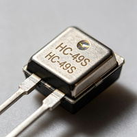Oscillateur à cristal de phase HC-49S-16MHz HC-49S à profil bas pour appareils IoT, température de fonctionnement -40°C à +85°C, fréquence 20ppm