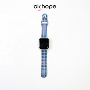 สายนาฬิกาซิลิโคน OK HOPE ลายพิมพ์สวยงาม ขนาด 41/49 มม. กันน้ำ สายยางนุ่ม ใช้ได้กับสมาร์ทวอทช์ - Product Image 5