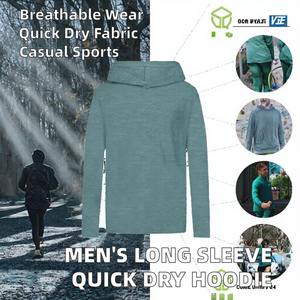 Sudadera con Capucha de Manga Larga para Hombre, Corte Regular, Informal, Deportiva, Tejida, con Estampado por Transferencia de Calor, de Secado Rápido, Transpirable, para Invierno - Product Image 2