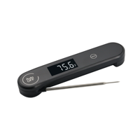 Thermomètre à viande à lecture instantanée, sonde pliable, rétroéclairé, aimant intégré, fonction HOLD, pour cuisine, camping en extérieur, barbecue nocturne